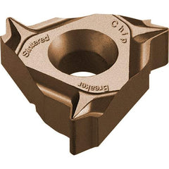 Vargus - 3JER External Right Hand 12 UN Laydown Threading Insert - Grade VRX, AlTiN Coated Carbide - Best Tool & Supply