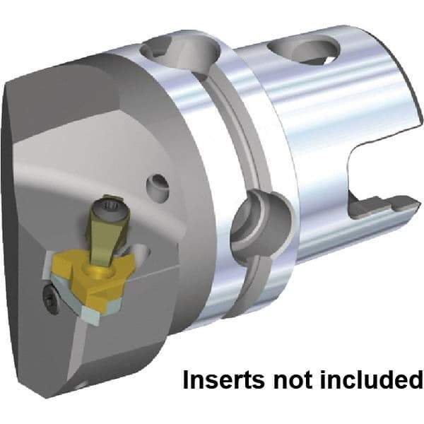 Kennametal - Insert Style LT16NL, 70mm Head Length, Left Hand Cut, Internal Modular Threading Cutting Unit Head - System Size KM4X63, 43mm Center to Cutting Edge, Series KM4X - Best Tool & Supply