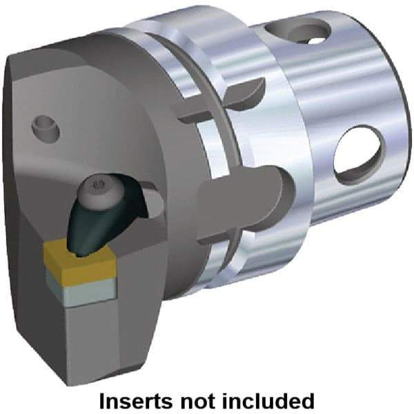 Kennametal - Insert Style SN.. 120408, SN.. 432, 70mm Head Length, Left Hand Cut, Internal/External Modular Threading Cutting Unit Head - System Size KM4X63, 38mm Center to Cutting Edge, Series Kenclamp - Best Tool & Supply