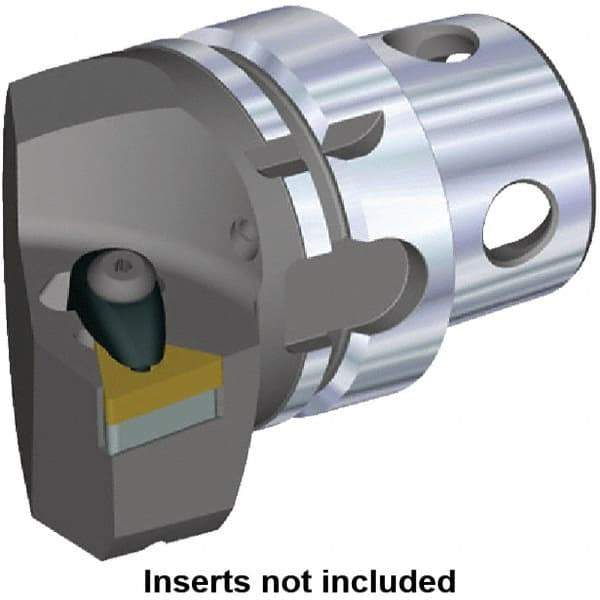 Kennametal - Insert Style TN.. 220408, TN.. 432, 70mm Head Length, Right Hand Cut, Internal/External Modular Threading Cutting Unit Head - System Size KM4X63, 43mm Center to Cutting Edge, Series Kenclamp - Best Tool & Supply