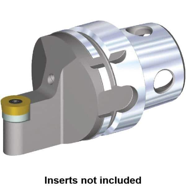 Kennametal - Insert Style RC.. 1605M0, 70mm Head Length, Neutral Cut, Internal/External Modular Threading Cutting Unit Head - System Size KM4X63, 8mm Center to Cutting Edge, Series KM4X - Best Tool & Supply