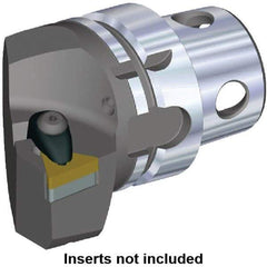 Kennametal - Insert Style TN.. 220408, TN.. 432, 70mm Head Length, Left Hand Cut, Internal/External Modular Threading Cutting Unit Head - System Size KM4X63, 43mm Center to Cutting Edge, Series Kenclamp - Best Tool & Supply