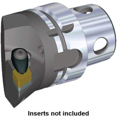 Kennametal - Insert Style DN.. 150608, DN.. 442, 70mm Head Length, Left Hand Cut, Internal/External Modular Threading Cutting Unit Head - System Size KM4X63, 43mm Center to Cutting Edge, Series Kenclamp - Best Tool & Supply