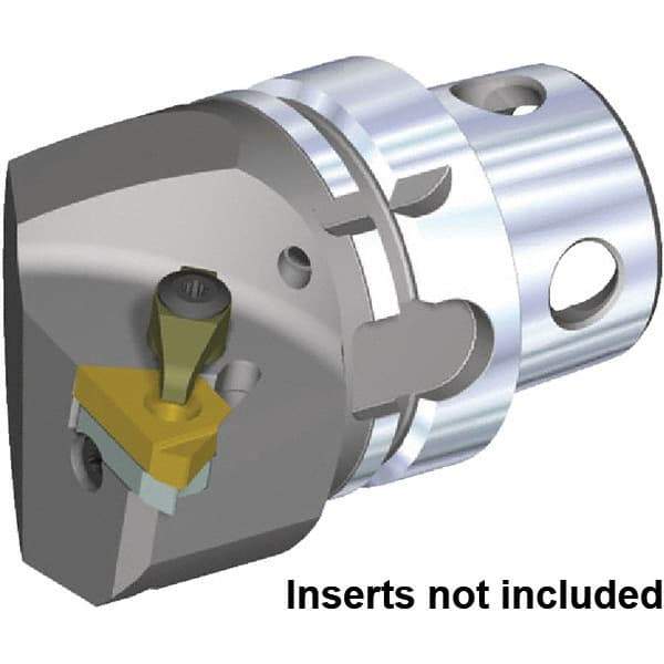 Kennametal - Insert Style LT22NL, 70mm Head Length, Left Hand Cut, Internal Modular Threading Cutting Unit Head - System Size KM4X63, 43mm Center to Cutting Edge, Series KM4X - Best Tool & Supply