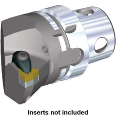 Kennametal - Insert Style WN.. 080408, WN.. 432, 70mm Head Length, Right Hand Cut, Internal/External Modular Threading Cutting Unit Head - System Size KM4X63, 43mm Center to Cutting Edge, Series Kenclamp - Best Tool & Supply