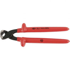 Wiha - 10" OAL, 4 AWG Capacity, Standard End Nipper - Best Tool & Supply