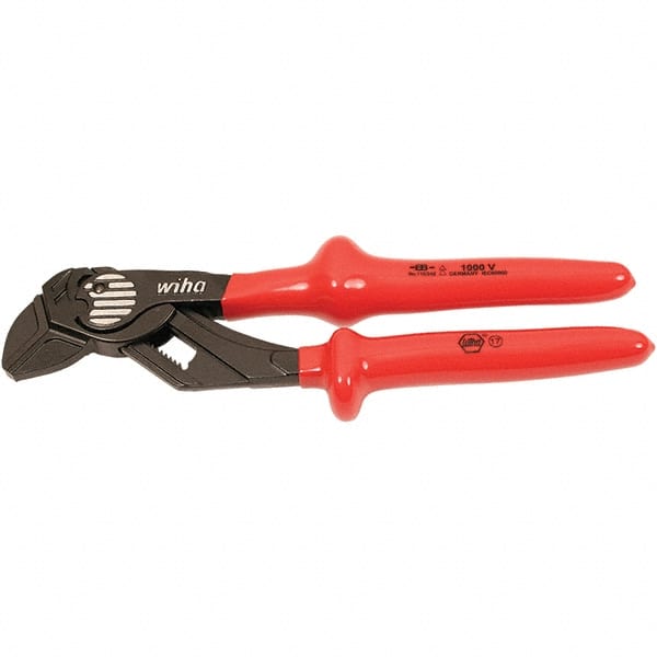 Wiha - 10" OAL, 1-7/8" Max Capacity, Quick-Adjusting Tongue & Groove Pliers - Best Tool & Supply