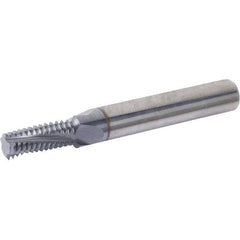 Vargus - 1/2-20 UN, 9.9mm Cutting Diam, 4 Flute, Solid Carbide Helical Flute Thread Mill - Internal Thread, 25.4mm LOC, 73mm OAL, 10mm Shank Diam - Best Tool & Supply