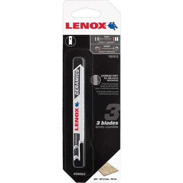 Lenox - Jig Saw Blades Blade Material: Bi-Metal Blade Length (Inch): 3-1/2 - Best Tool & Supply