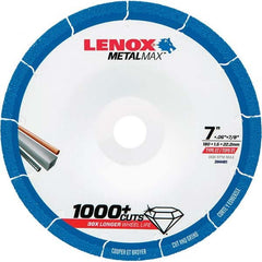 Lenox - Depressed-Center Wheels Wheel Diameter (Inch): 4-1/2 Wheel Thickness (Decimal Inch): 0.0500 - Best Tool & Supply