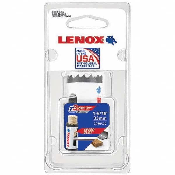 Lenox - Hole Saws Saw Diameter (mm): 1.50 Saw Diameter (Inch): 1-7/16 - Best Tool & Supply