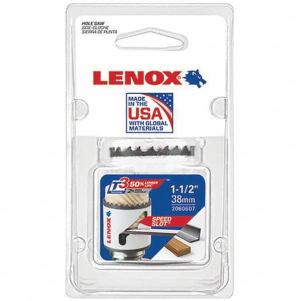 Lenox - Hole Saws Saw Diameter (mm): 1.50 Saw Diameter (Inch): 2-1/4 - Best Tool & Supply