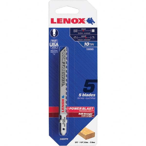 Lenox - Jig Saw Blades Blade Material: Bi-Metal Blade Length (Inch): 4 - Best Tool & Supply