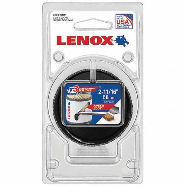 Lenox - Hole Saws Saw Diameter (mm): 1.50 Saw Diameter (Inch): 2-7/8 - Best Tool & Supply