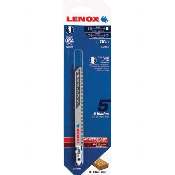 Lenox - Jig Saw Blades Blade Material: Bi-Metal Blade Length (Inch): 4-1/2 - Best Tool & Supply