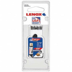 Lenox - Hole Saws Saw Diameter (mm): 1.50 Saw Diameter (Inch): 1-1/16 - Best Tool & Supply