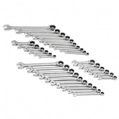 GearWrench - Wrench Sets Tool Type: Ratcheting Combination Wrench System of Measurement: Inch/Metric - Best Tool & Supply