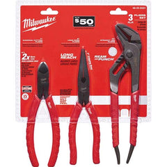 Milwaukee Tool - Plier Sets Set Type: Plier Set Number of Pieces: 3.000 - Best Tool & Supply