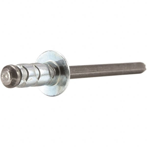 STANLEY Engineered Fastening - Size 6 Large Flange Head Aluminum Multi Grip Blind Rivet - Best Tool & Supply