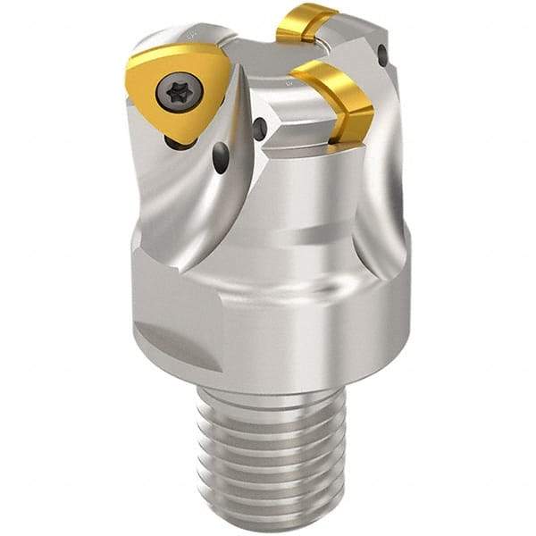 Seco - 23mm Cut Diam, 2mm Max Depth, M20 Modular Connection Indexable High-Feed End Mill - Screw Holding Method, 218.19-160 Insert, R217.21 Toolholder, Through Coolant - Best Tool & Supply