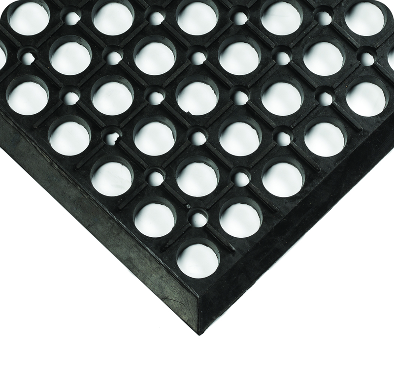 WorkRite Floor Mat - 3' x 20' x 1/2" Thick (Gray CFR Coating) - Best Tool & Supply