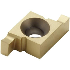 Seco - 2.1510NR Grade CP30, 2.15mm Cutting Width Carbide Grooving Insert - 2.15mm Max Depth of Cut, Neutral, TiN/TiCN Finish - Best Tool & Supply