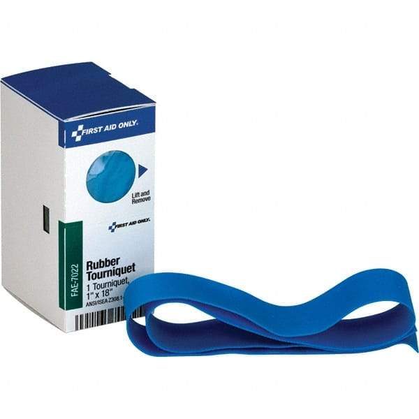 PRO-SAFE - 1-5/16" Long x 1-7/8" Wide, General Purpose Wound Care - Blue, Rubber Bandage - Best Tool & Supply