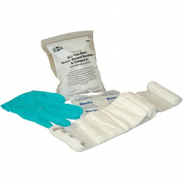 PRO-SAFE - 3-3/4" Long x 2-1/4" Wide, General Purpose Wound Care - Gauze Bandage - Best Tool & Supply