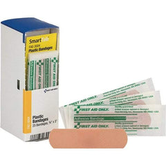 PRO-SAFE - 1-1/2" Long x 1-7/8" Wide, General Purpose Wound Care - White, Plastic Bandage - Best Tool & Supply