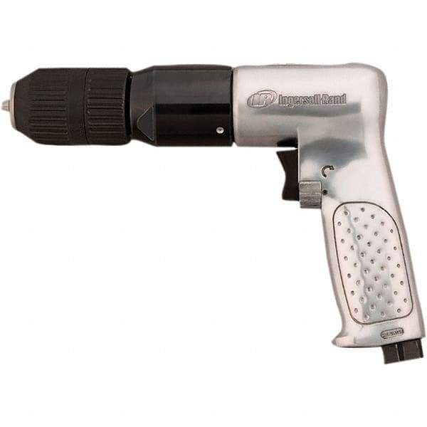 Ingersoll-Rand - 1/2" Reversible Keyless Chuck - Pistol Grip Handle, 5,000 RPM, 0.5 hp, 90 psi - Best Tool & Supply