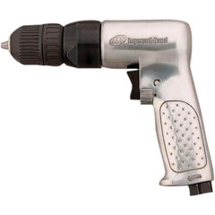 Ingersoll-Rand - 3/8" Reversible Keyless Chuck - Pistol Grip Handle, 2,000 RPM, 0.5 hp, 90 psi - Best Tool & Supply