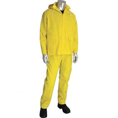 Falcon - Size 2XL Yellow Waterproof Three Piece Suit - Best Tool & Supply