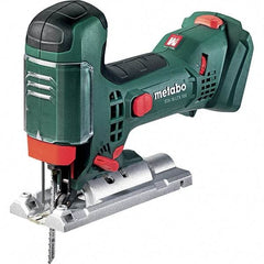 Metabo - 18 Volt, 550 to 2,800 SPM, 13/16" Stroke Length, Lithium-Ion Cordless Jigsaw - 45° Cutting Angle, Series 18V LiHD - Best Tool & Supply