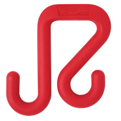 Milwaukee Tool - All-Purpose & Utility Hooks; Type: Bucket Hook ; Overall Length (Inch): 6; 6 ; Material: Plastic ; Color: Red ; Overall Length: 6 ; Material: Plastic - Exact Industrial Supply