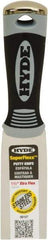 Hyde Tools - 1-1/2" Wide Spring Blade Stainless Steel Putty Knife - Flexible, Plastic Handle - Best Tool & Supply