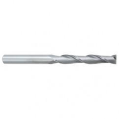 1/4 Dia. x 4 Overall Length 2-Flute Square End Solid Carbide SE End Mill-Round Shank-Center Cutting-Uncoated - Best Tool & Supply