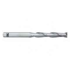 14mm Dia. x 153mm Overall Length 2-Flute Square End Solid Carbide SE End Mill-Round Shank-Center Cutting-Uncoated - Best Tool & Supply