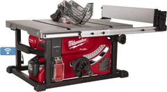 Milwaukee Tool - 8-1/4" Blade Diam, Table Saw - 630 RPM, 22" Table Depth x 22-1/2" Table Width, 18 Volts, 5/8" Arbor - Best Tool & Supply