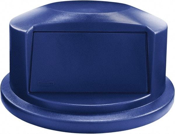 Rubbermaid - Dome Lid for Use with 44 Gal Round Trash Cans - Blue, For Brute Trash Cans - Best Tool & Supply