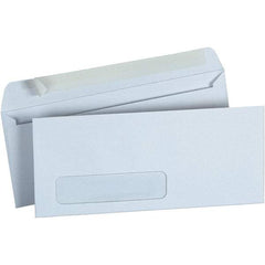 Universal One - 4.13" Long x 9.63" Wide Peel-Off Self-Seal Business Envelope - White - Best Tool & Supply