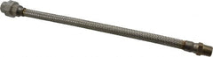 Made in USA - 18" OAL, 1/2" ID, 1,040 Max psi, Flexible Metal Hose Assembly - Best Tool & Supply