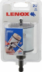 Lenox - 2-1/16" Diam, 1-1/2" Cutting Depth, Hole Saw - Bi-Metal Saw, Toothed Edge - Best Tool & Supply