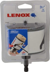 Lenox - 3-1/8" Diam, 1-1/2" Cutting Depth, Hole Saw - Bi-Metal Saw, Toothed Edge - Best Tool & Supply