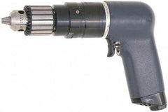 Ingersoll-Rand - 3/8" Keyed Chuck - Pistol Grip Handle, 1,400 RPM, 25 CFM, 0.75 hp, 90 psi - Best Tool & Supply