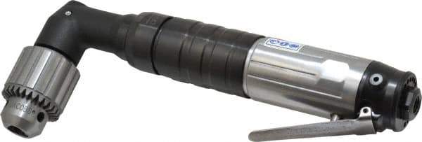 Ingersoll-Rand - 1/2" Keyed Chuck - Right Angle Handle, 600 RPM, 26 CFM, 0.75 hp, 90 psi - Best Tool & Supply