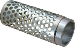 Dixon Valve & Coupling - 2" Hose, Round Hole-Long Body Strainer - Plated Steel - Best Tool & Supply