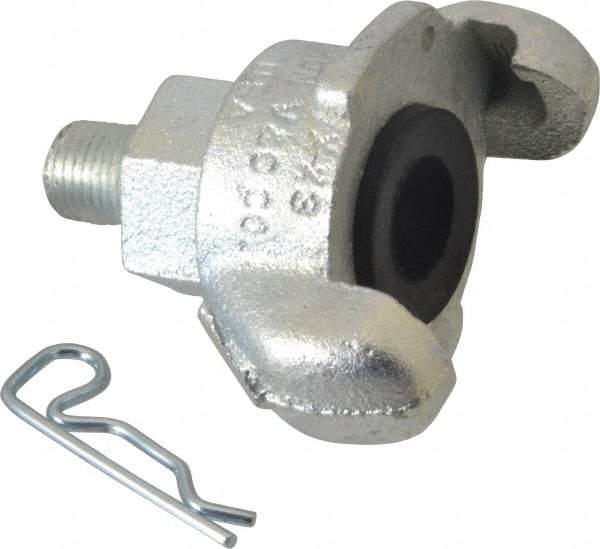 Dixon Valve & Coupling - 1/4" NPT, Universal Hose Coupling with Male NPT Ends - Malleable Iron - Best Tool & Supply