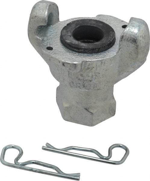 Dixon Valve & Coupling - 1/4" NPT, Universal Hose Coupling with Female NPT Ends - Malleable Iron - Best Tool & Supply