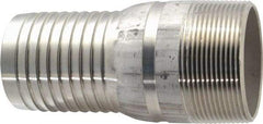 Dixon Valve & Coupling - 2" Pipe ID, Threaded Combination Nipple for Hoses - Male NPT, 316 Stainless Steel - Best Tool & Supply