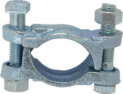 Dixon Valve & Coupling - 1-5/8 to 1-13/16" OD, Double Bolt Iron Clamp - Plated Malleable Iron - Best Tool & Supply